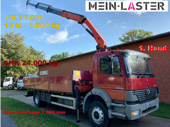 Ciężarówka burtowa Mercedes-Benz 1828 PK 11.001 10 m -1T. - 1.Hd. Fernbedienung