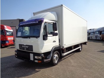 Ciężarówka furgon MAN LE 12.220 + Manual + Dhollandia Lift