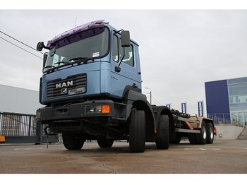 Ciężarówka hakowiec MAN 41.360 VF - 8X4 + système conteneur (2013)