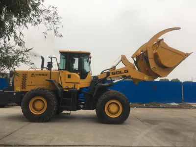 Wheel loader 2018 Year Used Sdlg956L Wheel Loader with Extra Log Fork: picture 2