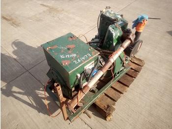 Generator set 5KvA Skid Mounted Generater, Lister Petter  Engine: picture 1
