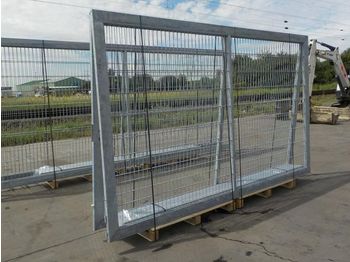 Construction equipment 6.6m x 2m Galvanized Iron Gates: picture 1