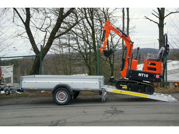New Mini excavator Anhänger + Nante NT10 mit Rampen: picture 1