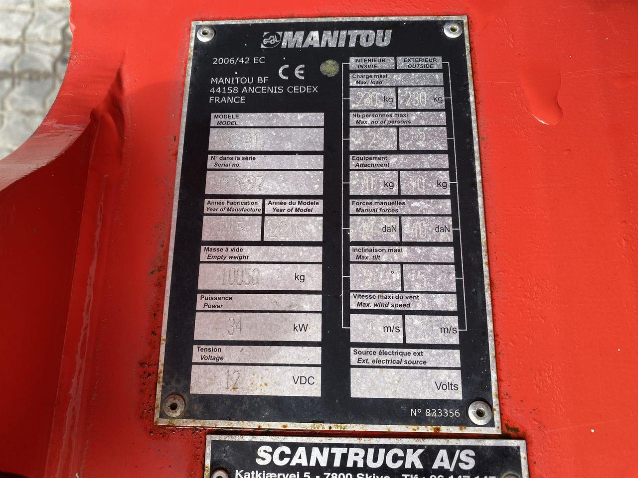 Articulated boom Manitou 200ATJ RC