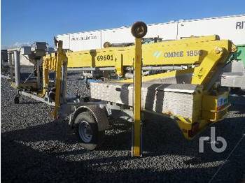 Omme 1850EBZ Electric Tow Behind - Articulated boom