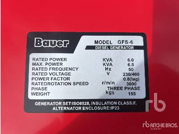 Generator set BAUER GENERATOREN GFS-6 ATS 230/400 Volt: picture 5