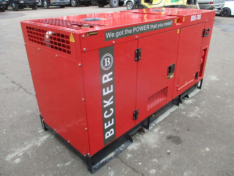 New Generator set Becker BDG-70S , New Diesel generator , 70 KVA, 3 Phase: picture 3