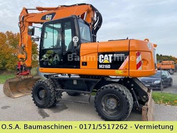Wheel excavator CAT 316 D**ROTO**ZSA**TOP-Zustand**ab 1335€/mtl.: picture 1