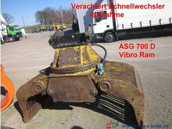 Construction equipment CAT Vibro Ram ASG 700 D Sortiergreifer Verachtert CW: picture 1