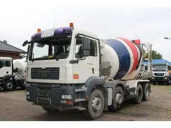 Concrete mixer MAN TGA 32400 8X4 9m³