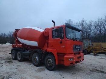 Concrete mixer truck MAN 35.364 8x4 Stetter mixer 9m3