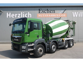 Concrete mixer truck MAN TGS 32.360 8x4 | 9m³ Stetter*Klima*Blatt*Kamera 