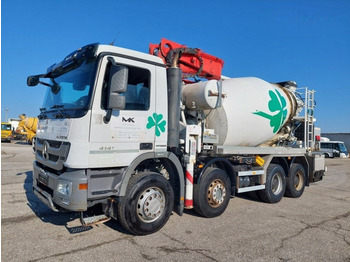 Concrete mixer truck Mercedes-Benz Actros 4141 betonpumpa 8x4