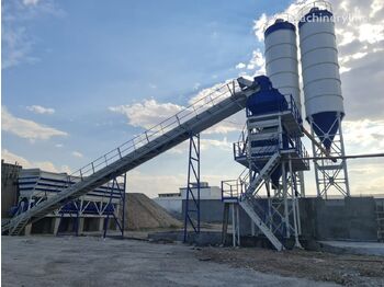 POLYGONMACH Stationary 135m3 Batching Planr with Double Planetery Mixer - concrete plant