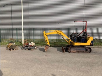 Crawler excavator Komatsu PC10-6 minigraver elektrisch!