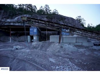 Crusher Complete crushing and screening plant, Svedala jaw crusher, Symons crushing plant, screening plant with conveyor belt