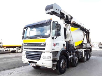 Concrete mixer truck DAF 85 CF 410 9m2+tapis: picture 1