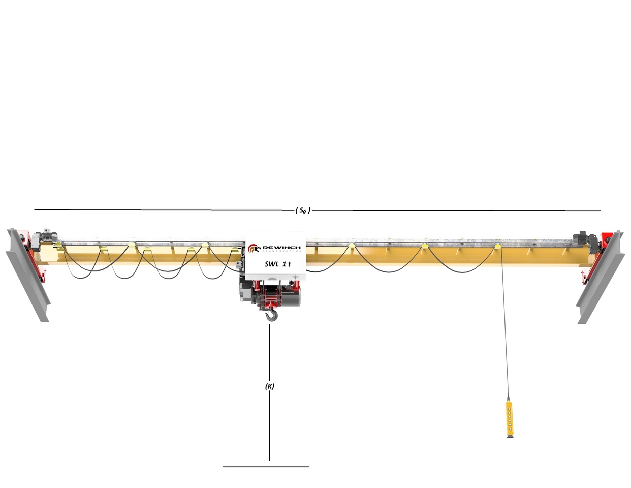New Gantry crane DEWINCH 10 ton -5 Ton Gantry Crane  -Monorail Crane -Single Girder Crane: picture 9