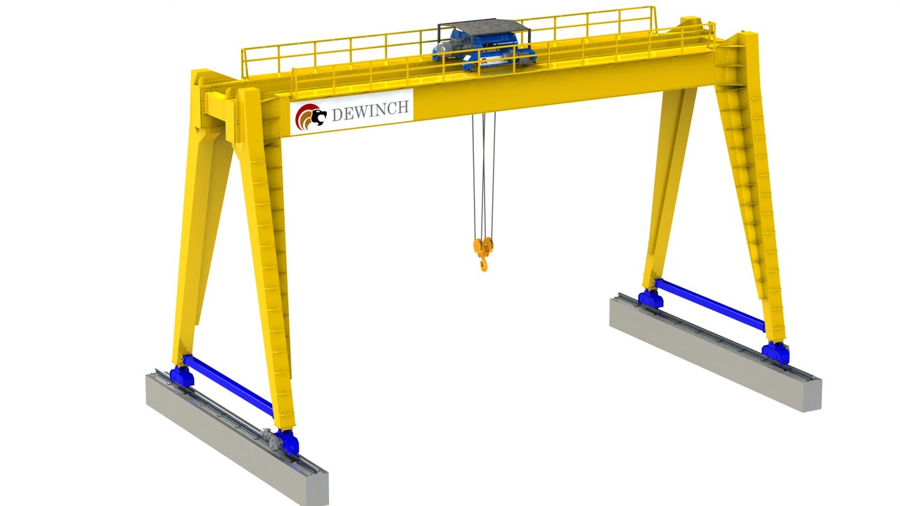 New Gantry crane DEWINCH 10 ton -5 Ton Gantry Crane  -Monorail Crane -Single Girder Crane: picture 7