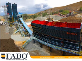 Concrete plant FABO COMPACT-110 CONCRETE BATCHING PLANT | READY IN STOCK: picture 1