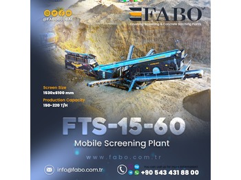 New Mobile crusher FABO FTS 15-60 Mobile Screening Plant | Tracked Screening Plant: picture 1