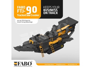 New Crusher FABO Fabo FTJ-90 Tracked Jaw Crusher: picture 1