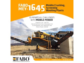 New Crusher FABO MEY-1645 MOBILE SAND SCREENING & WASHING PLANT: picture 1