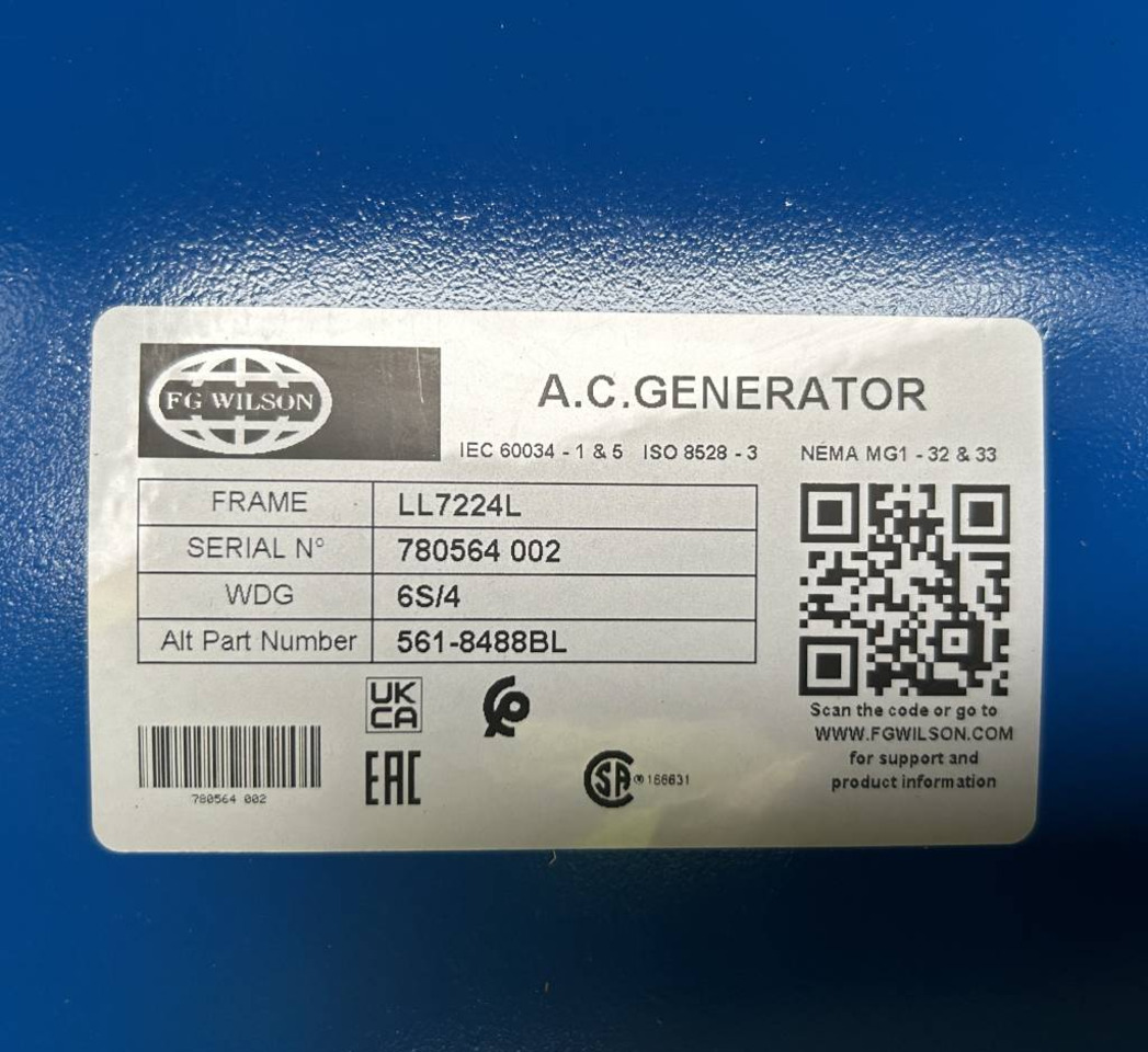 Generator set FG Wilson P850-1 - Perkins - 850 kVA Genset - DPX-16024: picture 20