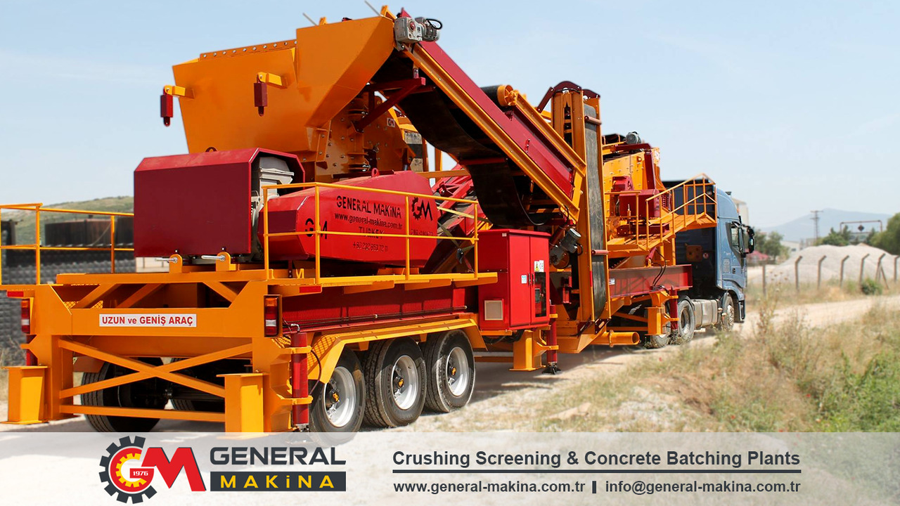 New Jaw crusher GENERAL MAKİNA Mobile Crushing System With Jaw Crusher: picture 8