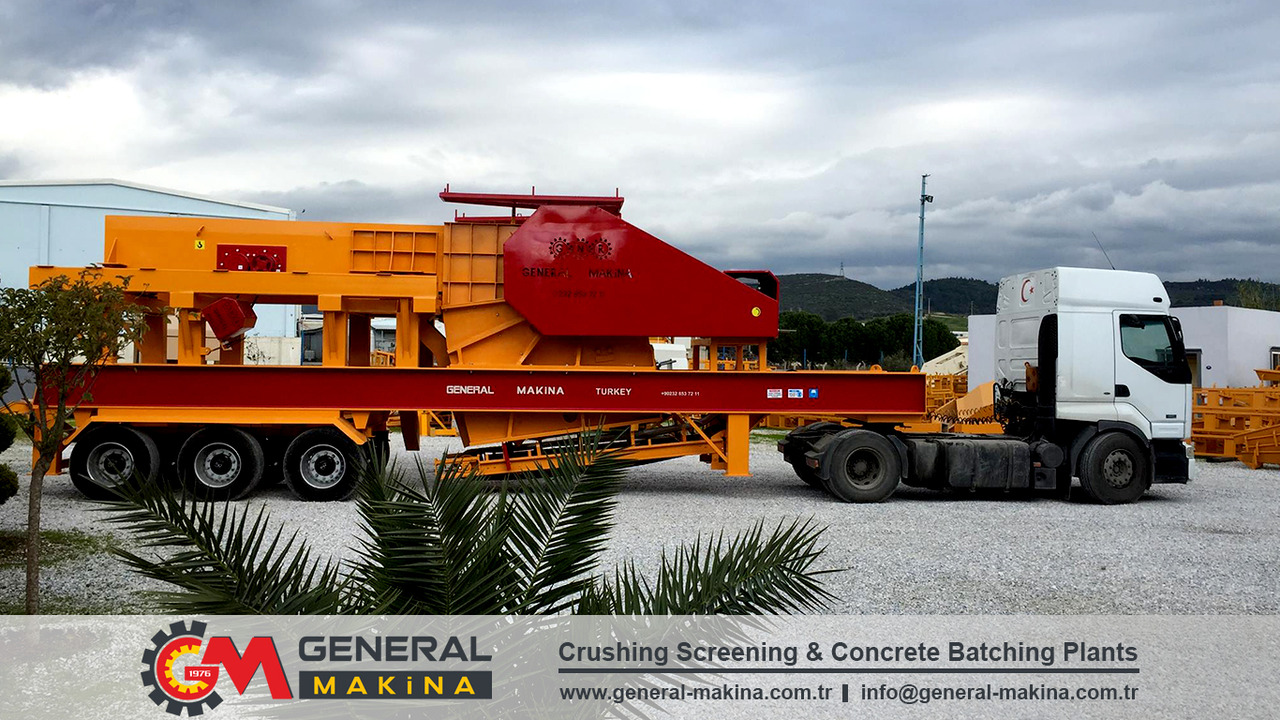 New Jaw crusher GENERAL MAKİNA Mobile Crushing System With Jaw Crusher: picture 3