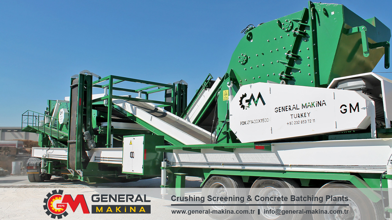 New Jaw crusher GENERAL MAKİNA Mobile Crushing System With Jaw Crusher: picture 12