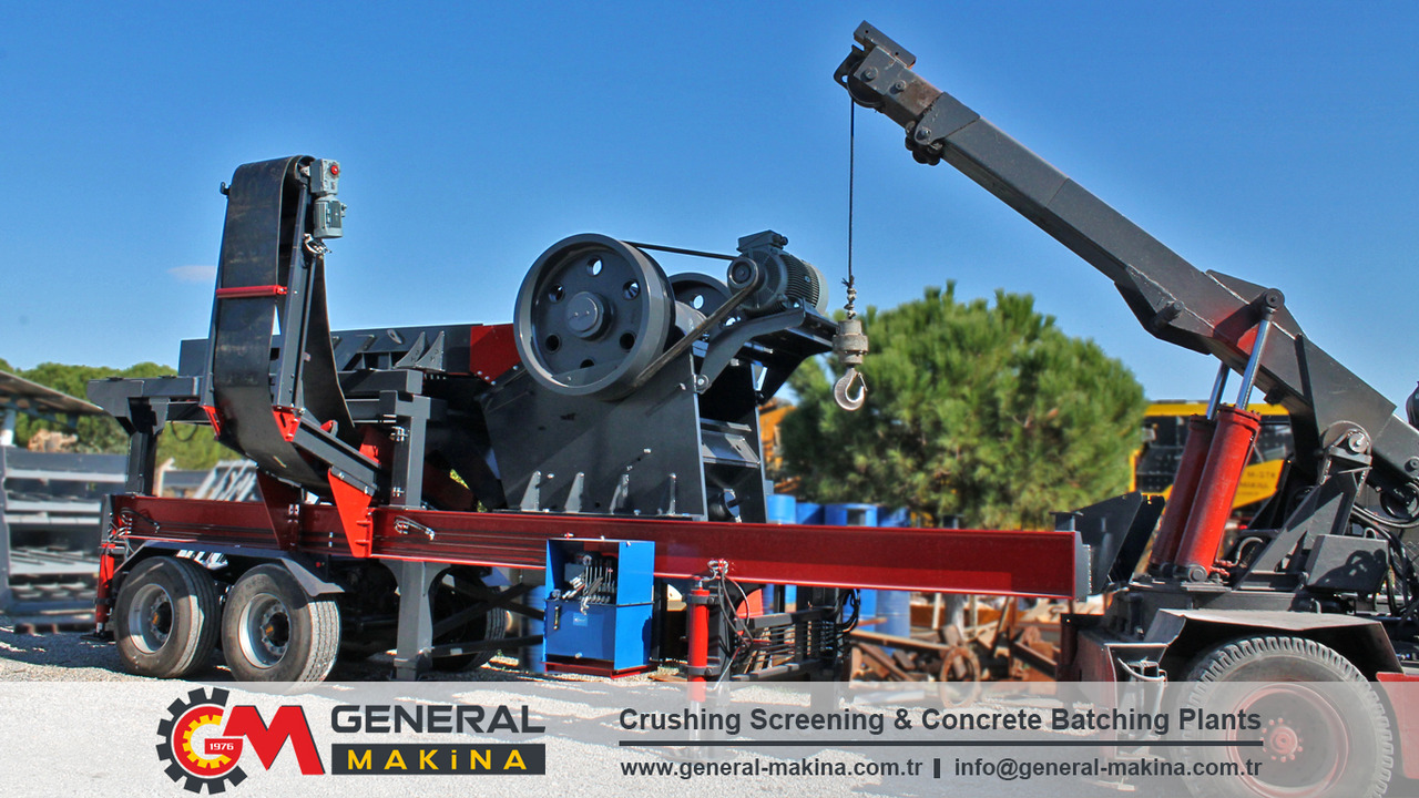 New Jaw crusher GENERAL MAKİNA Portable Crushing Plant: picture 2