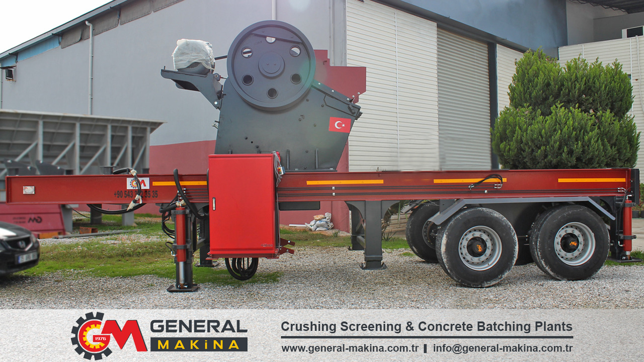 New Jaw crusher GENERAL MAKİNA Portable Crushing Plant: picture 4