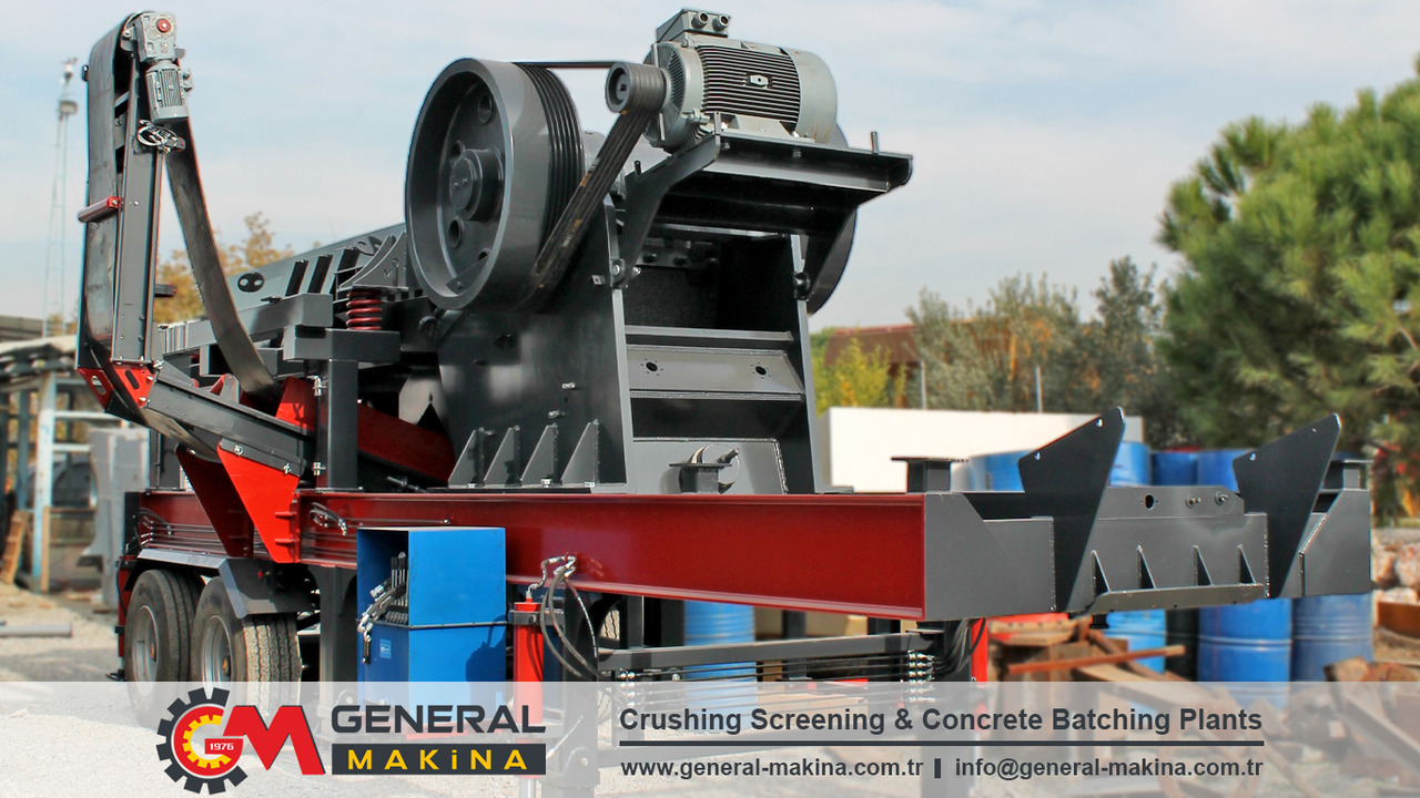 New Jaw crusher GENERAL MAKİNA Portable Crushing Plant: picture 3