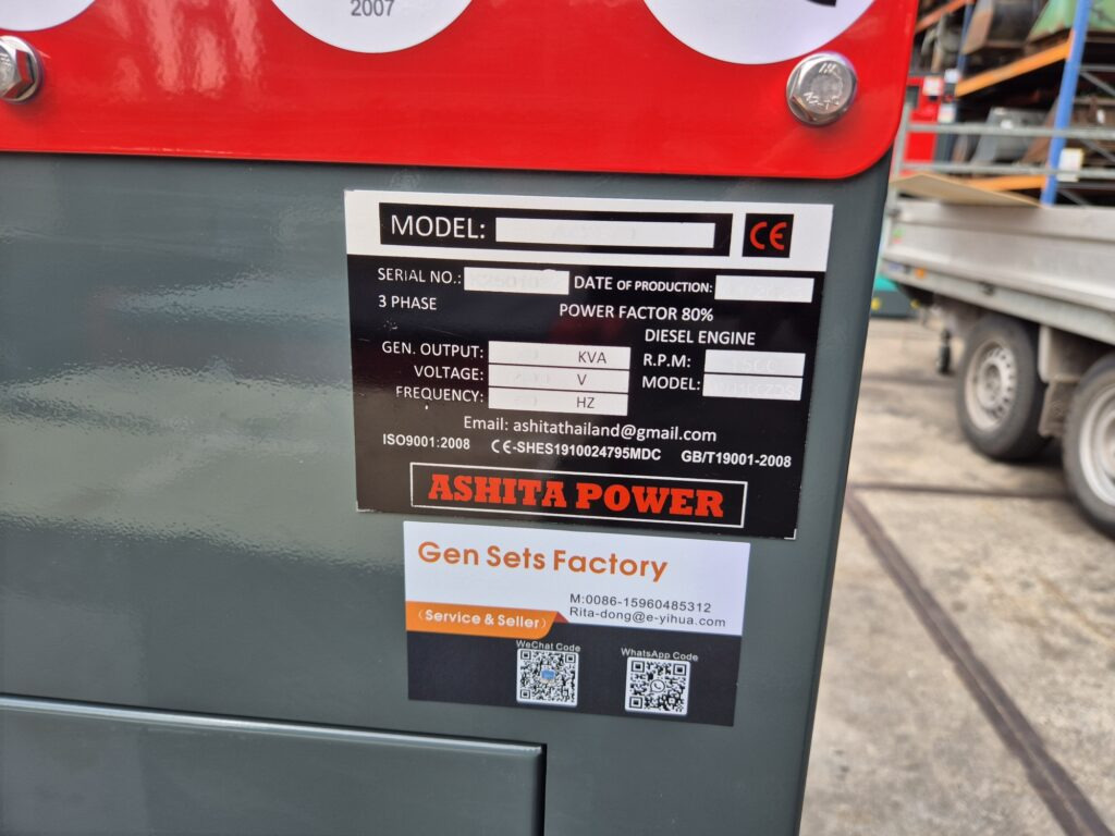 Generator set ASHITA AG3-70