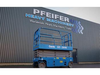 Scissor lift Genie GS2646 Electric, 10m Working Height, 454kg Capacit: picture 1