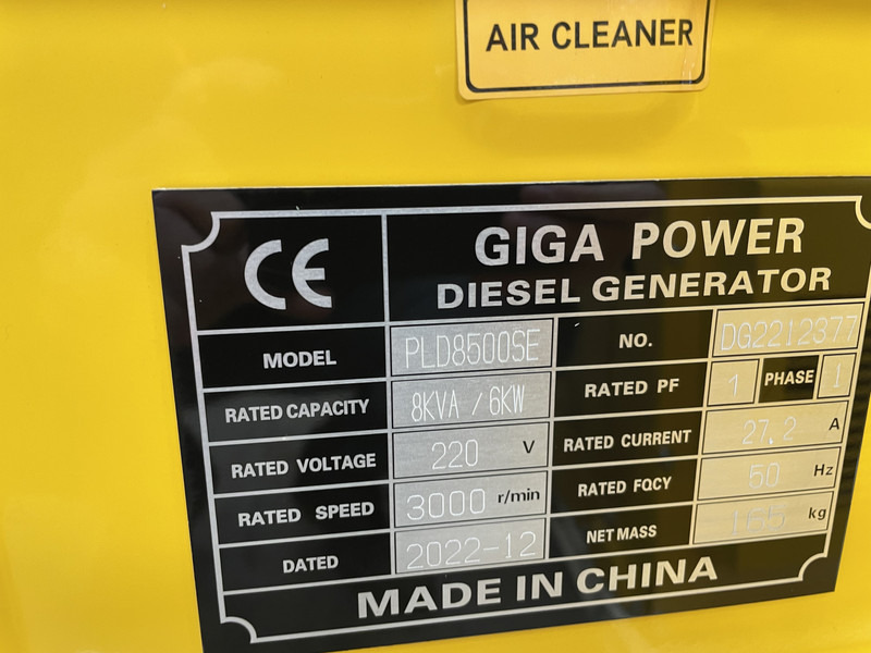 Generator set Giga power PLD8500SE 8KVA silent set: picture 10