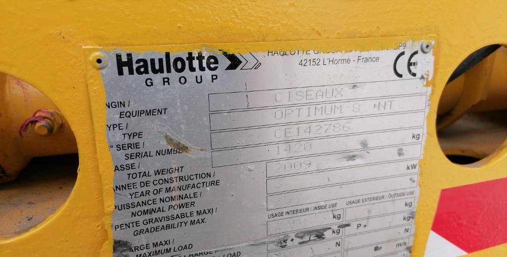 Scissor lift Haulotte Optimum 8: picture 5