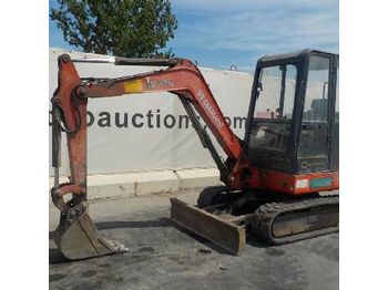 Mini excavator Hinowa VT3000 Rubber Tracks, Blade, Offset, Piped, c/w Bucket: picture 1