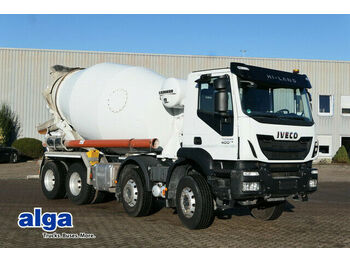 Concrete mixer truck Iveco AD340TB 8x4, Liebherr, 9m³, Klima, wenig KM: picture 1