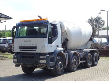 Concrete mixer truck Iveco Trakker 410 8x4 / Klima  / Mischer 9m³: picture 1