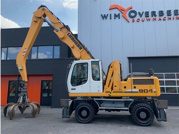 Waste/ Industry handler LIEBHERR A904 C Litronic Grapple + Generator: picture 1