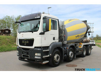 Concrete mixer truck MAN 32.440 8x4 Betonmischer: picture 1