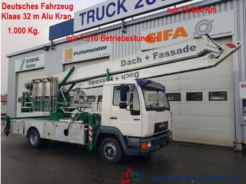Mobile crane MAN 8.113 Klaas Montage Dachdecker Kran 32m 1000 kg.: picture 1