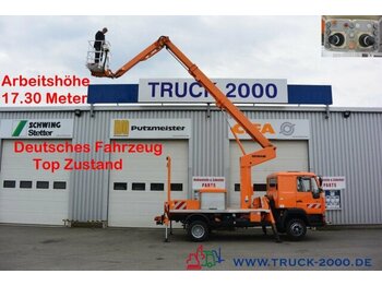 Truck mounted aerial platform MAN 8.163 Ruthmann 17.3 m Arbeitshöhe 10 m seitlich: picture 1