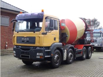 Concrete mixer truck MAN TGA 32400 8X4 Imer 9m³: picture 1