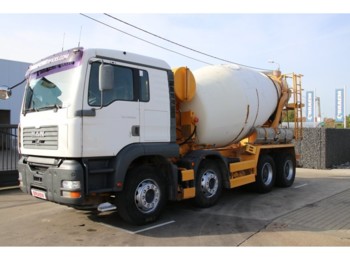 Concrete mixer truck MAN TGA 32.360 BB + BETON MIXER STETTER: picture 1
