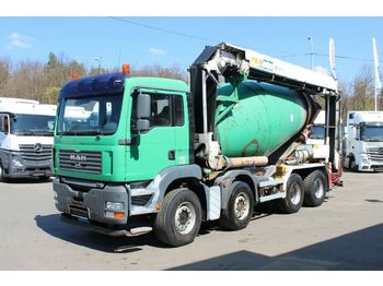 Concrete mixer truck MAN TGA 35.350 8x4 BB , BETONMIX WITH FEEDER: picture 1