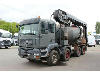 Concrete mixer truck MAN TGA 35.390 8X4 BB , BETONMIX WITH FEEDER: picture 1