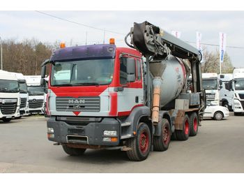 Concrete mixer truck MAN TGA 35.400 8X4 BB, BETONMIX WITH FEEDER: picture 1